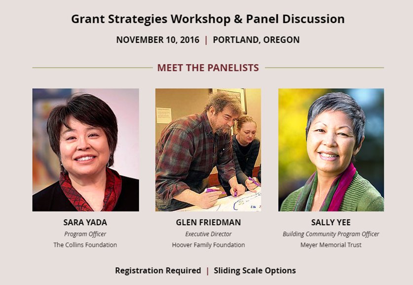 Grant Strategies Workshop 11/10 in Portland. #fundraising #nonprofits Check out @CNRG for more upcoming #events. cnrg-portland.org/events