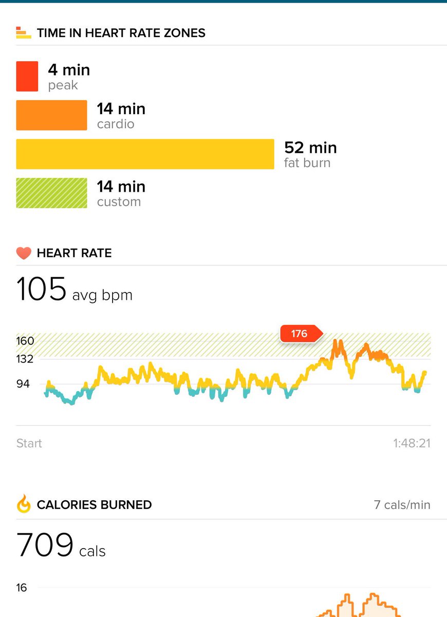 RichReflex's tweet photo. Nice session hitting heart rate zones nicely #FitBitBlaze #fitness @fitbit https://t.co/QWoFCn1pyi