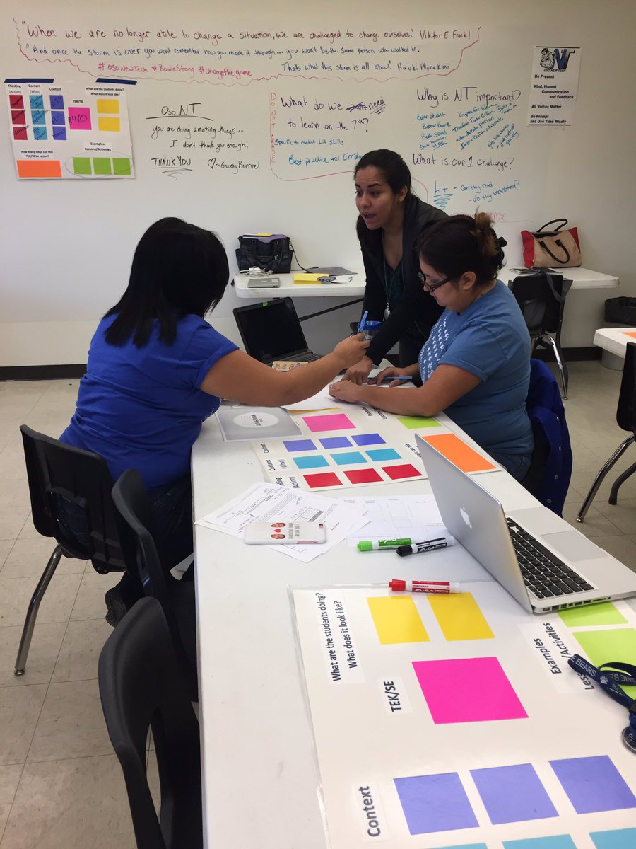 SarahVenegasEdD's tweet photo. Awesome collaborative planning session with @oso_new_tech! @ELPASO_ISD #iamepisd #osonewtech #bowiestrong #changethegame https://t.co/lxn6Hiuoyl