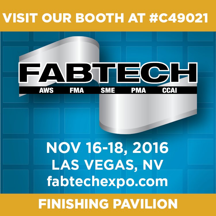 Kremlin Rexson &amp; Sames attending the Fabtech show Nov. 16-18, 2016.  Please visit our booth C49021 #FABTECH2016, #PowderCoating
