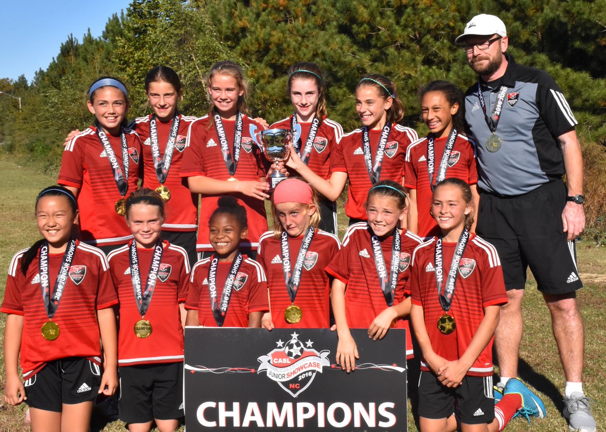 loudounsc's tweet photo. #06GRed went undefeated in the top bracket at CASL in NC this past weekend. Nice work girls! #repthered https://t.co/lvv8TgbsEB