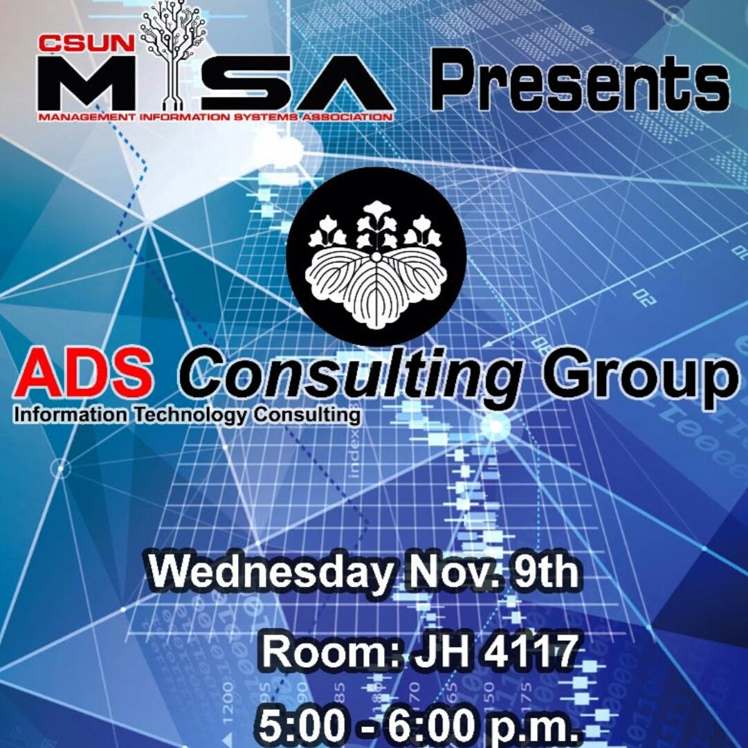 csunMISA's tweet image. Hello Folks! Still looking for internships? Jobs? Well here&apos;s your chance! MISA presents you ADS consulting. Hail MISA!