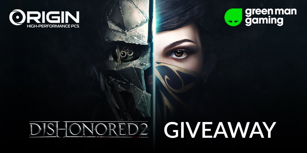 ORIGINPC's tweet image. We've teamed up with @GreenManGaming to giveaway 2 copies of #Dishonored2!

Sign up here: goo.gl/qDb5Mv

Good luck!