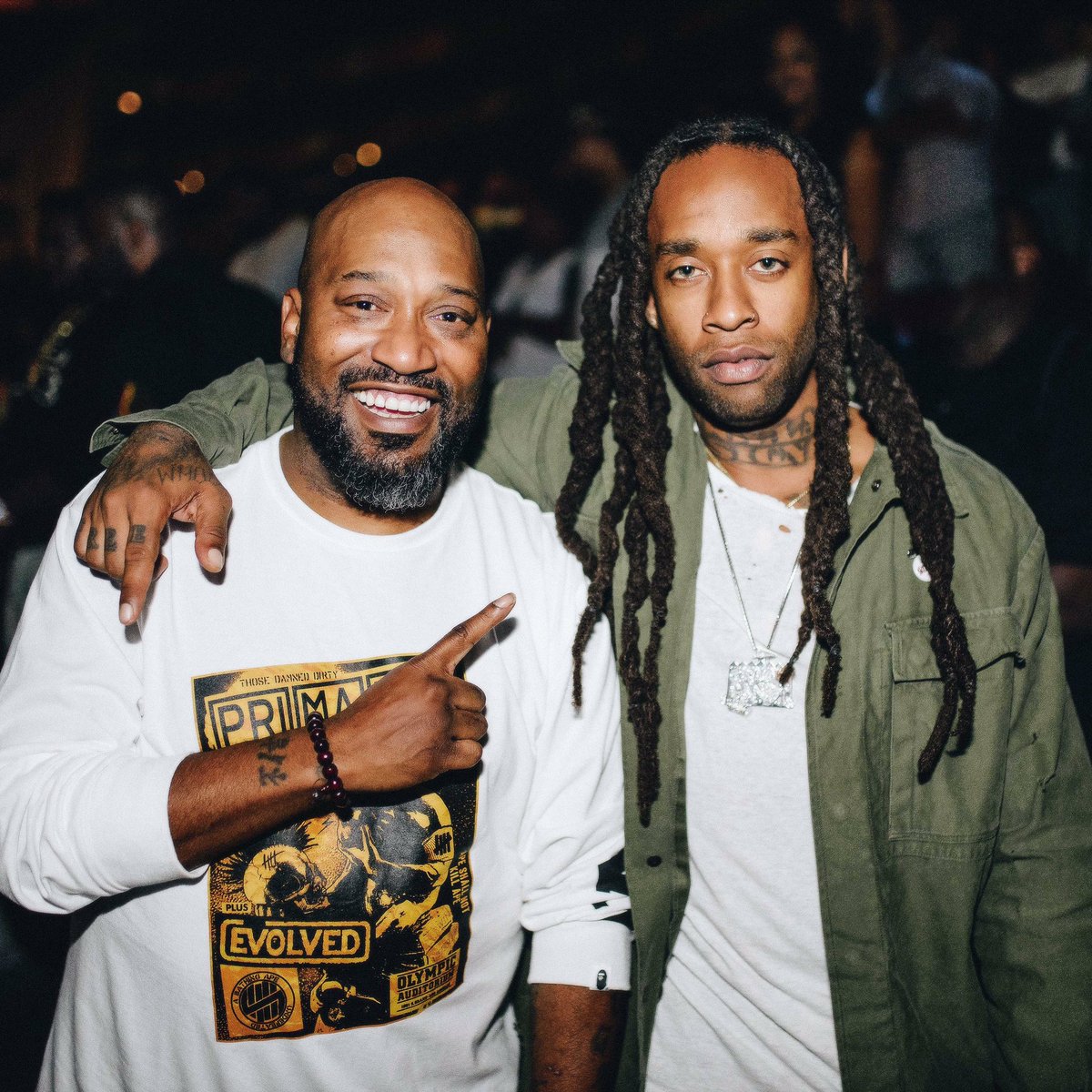 FredAgho_'s tweet photo. @BunBTrillOG this came out great of you and @tydollasign last night at the #BeatBashHTX https://t.co/4pc7J8Q02A