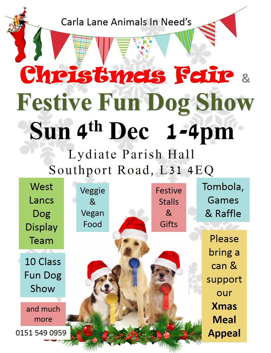InNeedAnimals's tweet image. Come to our fun Christmas dog show and help us raise money for our animals. #chritmasiscoming #dogshow #BeThere❤️🐾❤️