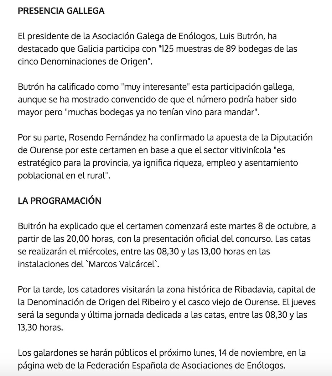 📰 <a href="/LaRegion/">La Región</a> Ourense, escaparate internacional de los mejores tempranillos
laregion.es/articulo/ouren…