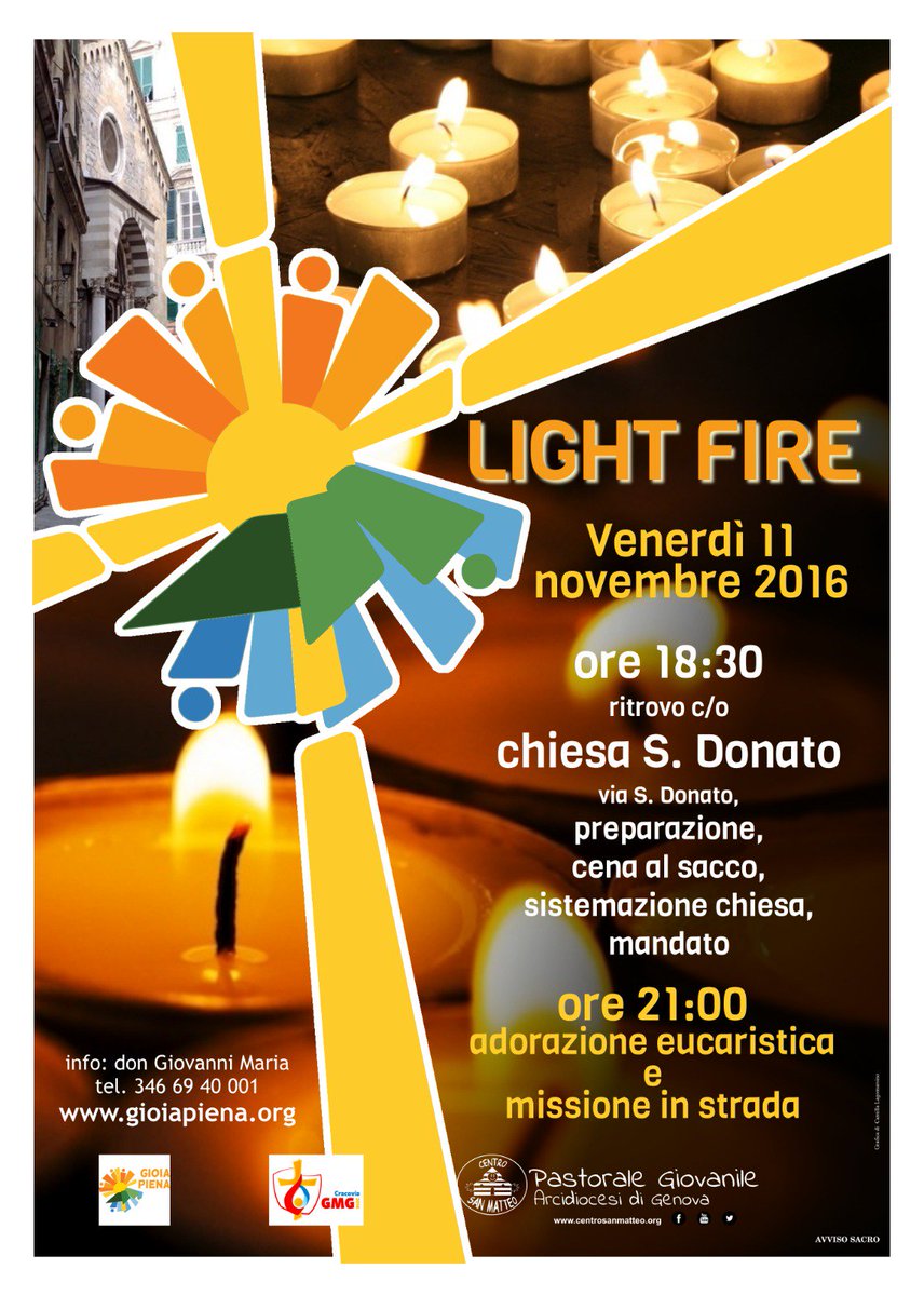 PastGiovGe's tweet photo. Venerdi 11 h.21 #adorazione eucaristica chiesa San Donato #gioiapiena #genova2016 @IlCittadinoGe #diocesigenova https://t.co/1BPpMNl0in