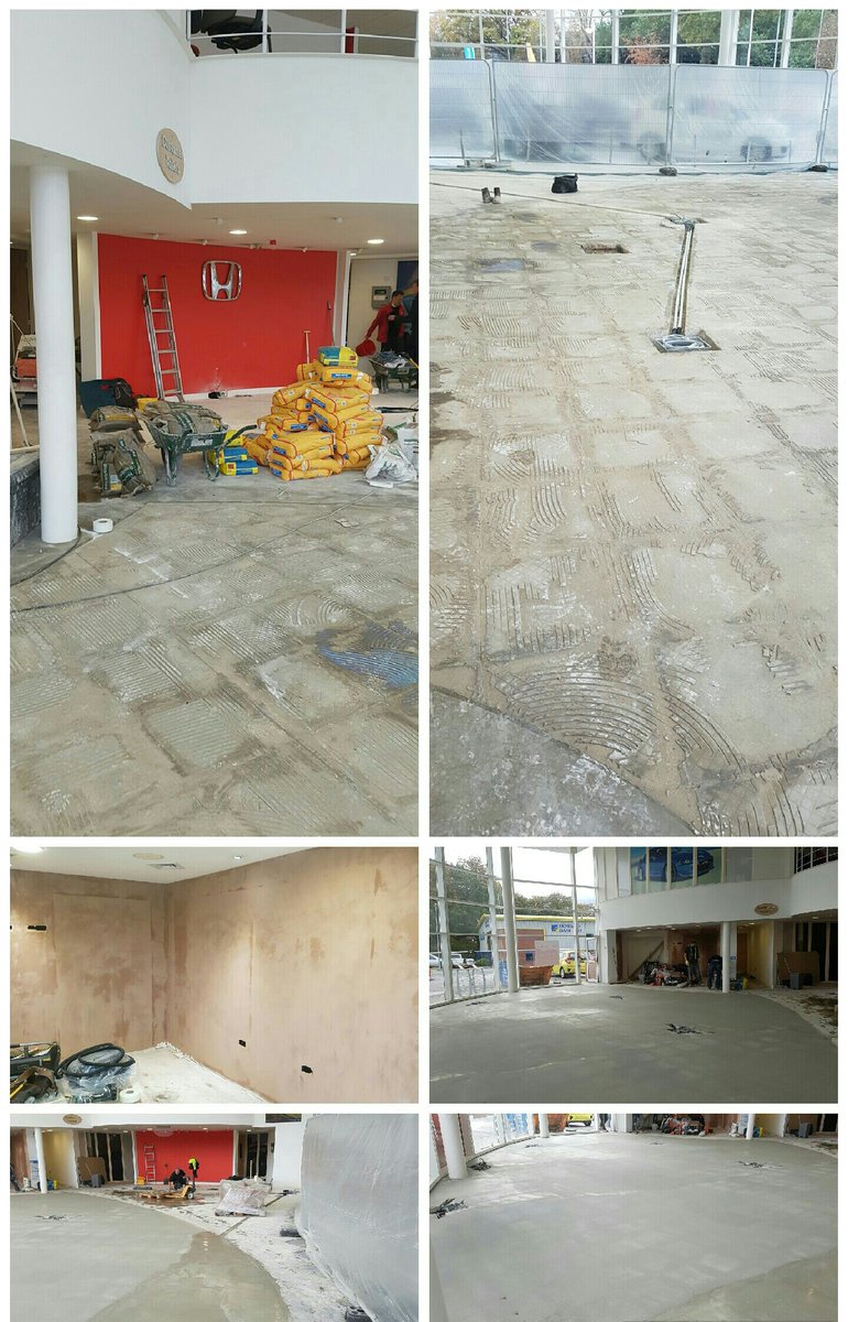 Last week we started a renovation at T G Holdcroft Honda Crewe, pictures to show mid way through.<a href="/Honda_UK/">Honda UK</a> <a href="/Honda/">Honda</a> #crewe #Construction