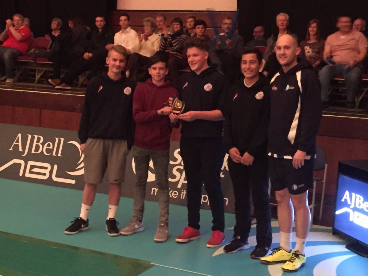 U16 Boys Badminton winners receiving their trophy🏸🏸🏸🏸🏸🏸🏸 <a href="/IpsSchoolGames/">Ipswich & South Suffolk School Games</a> <a href="/IpswichGov/">IpswichGov</a>