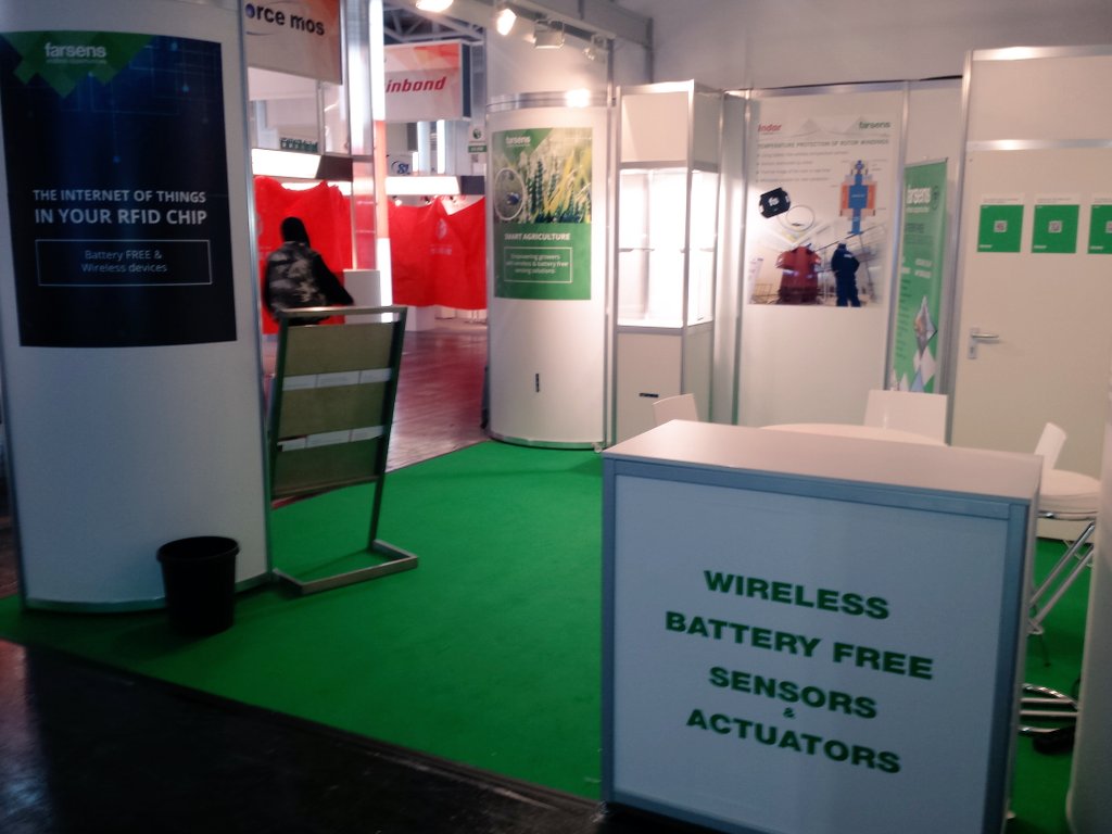 Farsens's tweet image. Almost ready! Tomorrow we will be waiting for you at Hall A3 Booth 458 in #ele16 #IoT #batteryfreesensors #RFID