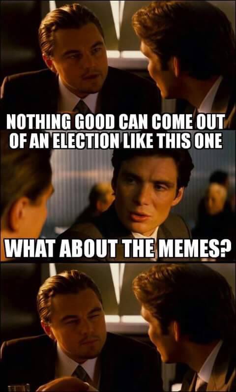 NickTheRichard's tweet image. #SilverLining #BrightSide h/t #LibertyMemes #Election2016