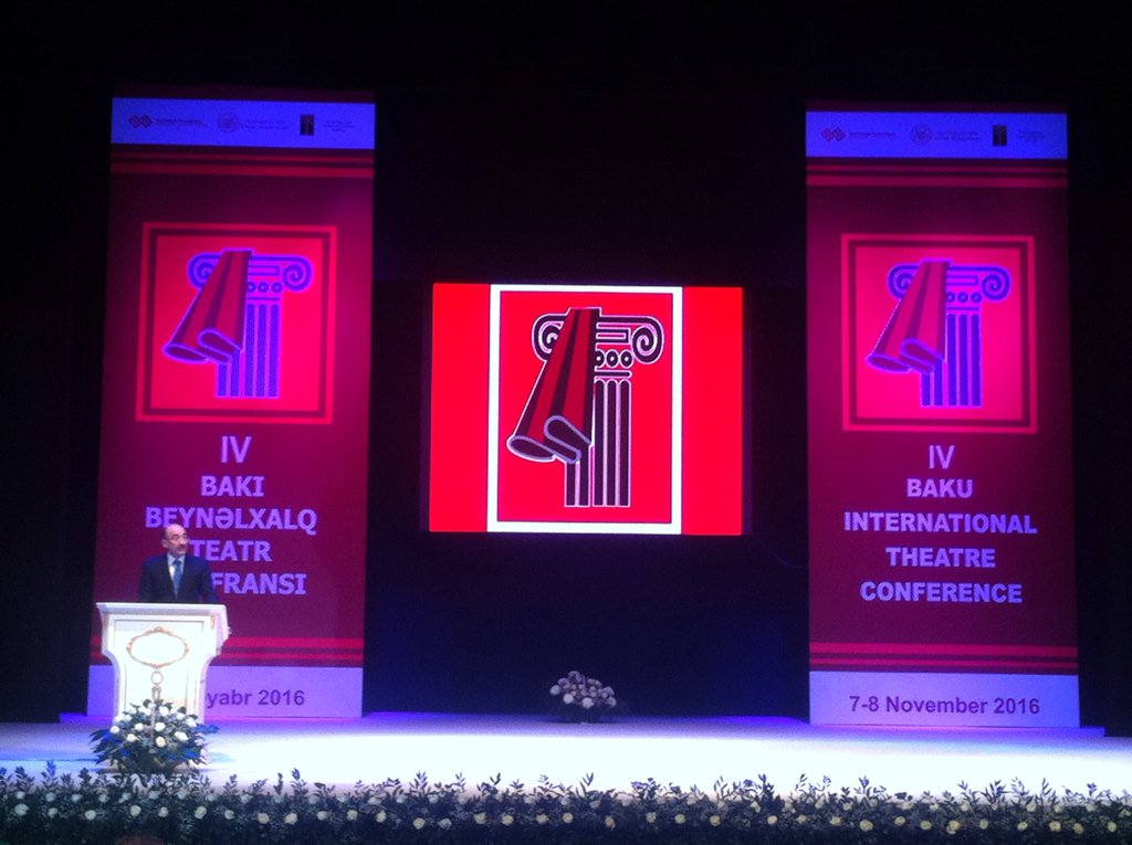 AxelWech's tweet photo. IV International Theater Festival in Baku has been opened! Topic: multiculturalism and theater https://t.co/lgWMrHLXOc