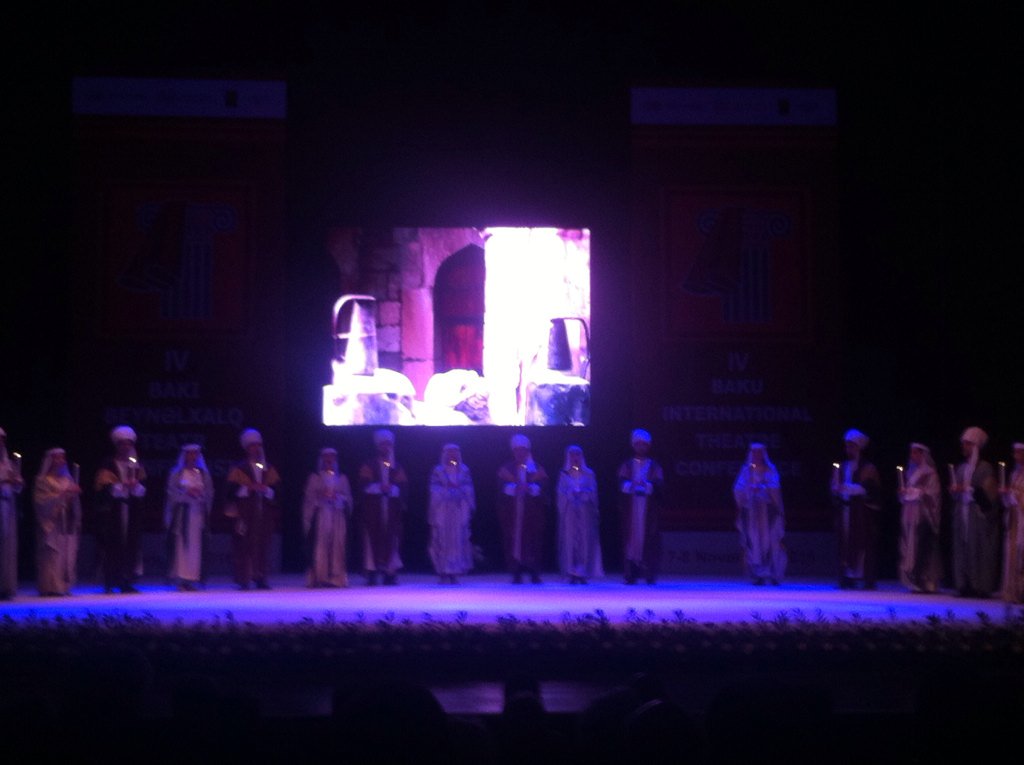 AxelWech's tweet photo. IV International Theater Festival in Baku has been opened! Topic: multiculturalism and theater https://t.co/lgWMrHLXOc