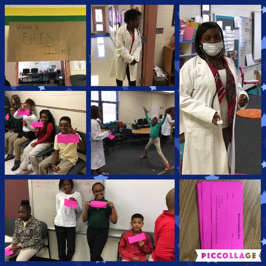 GESTigersSC's tweet photo. #Magical Moment for our Students with Ellis Island entry point for immigrants.. 5t https://t.co/9SmYywK9sG https://t.co/I1KGZ6m2Lp