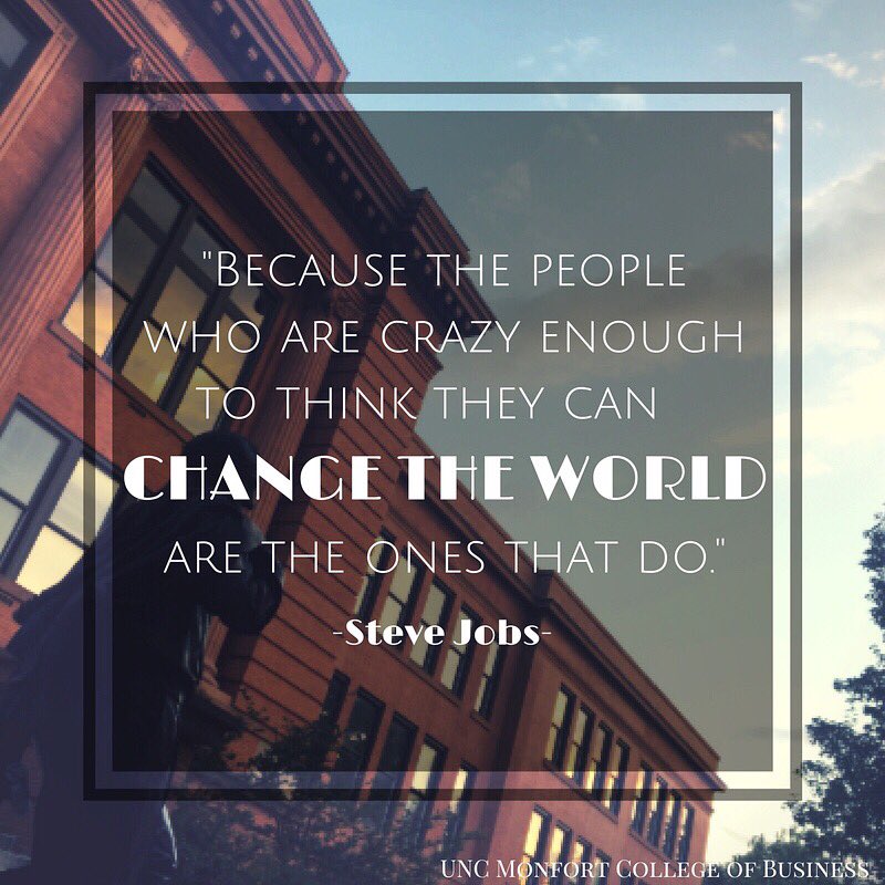 MCB_UNC's tweet photo. Change the world 🌎 #MotivationalMonday #MonfortCollege #UNCBears https://t.co/9s9FsJnLye