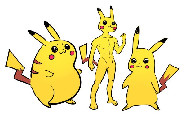 グリーン(ポケモン) ,レッド(ポケモン) 「ive been busy but here are some pkmn dra」|ただのクズのイラスト