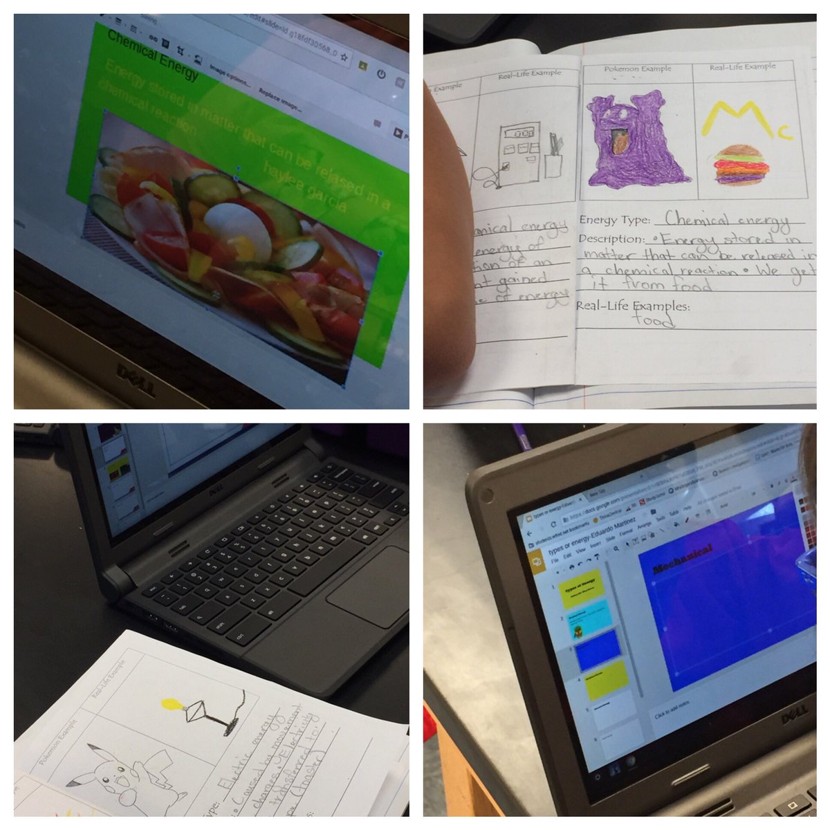 mommasducklings's tweet image. Using our Pokemon energy notes to assist w/ our Google slides scoot! #iamwfisd #techgeniuses #pokemon @ZundyElementary