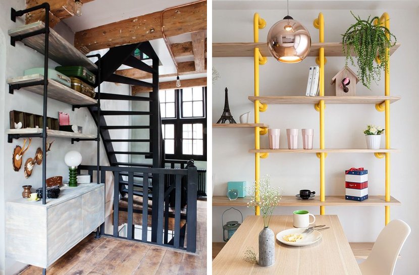 Van steigerbuizen kun je veel leuke meubels maken. Wat dacht van een kapstok? #DIY stripesandwalls.nl/diy-kapstok-st…