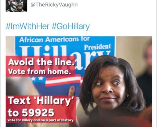 Salon's tweet photo. Donald Trump trolls are using Twitter to suppress voter turnout https://t.co/F219HPRFkF https://t.co/393r6xcbIx
