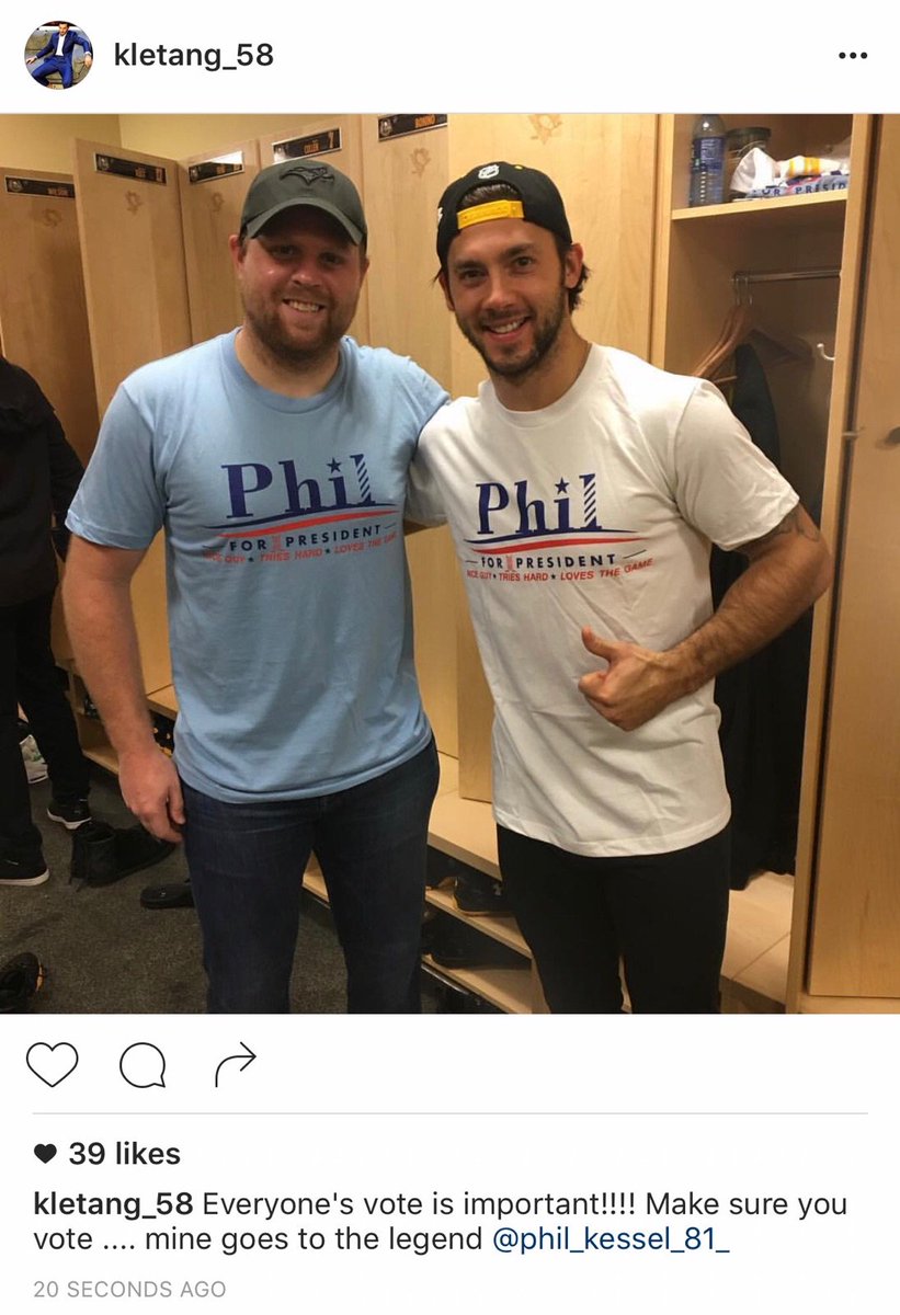 penguins's tweet photo. "Nice guy. Tries hard. Loves the game." https://t.co/5aIu2tjwIT