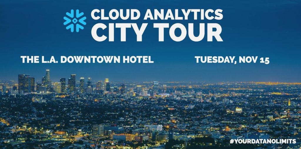 SASBestPractice's tweet photo. Keynote w/ @tamaradull on #bigdata, #IoT #OpenSource at #SnowflakeTour LA. https://t.co/GDkP9M2YAu https://t.co/I3rlmnO82C