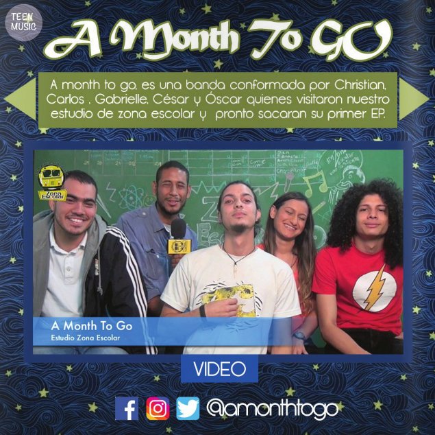 zonaescolar's tweet image. Entérate más sobre @amonthtogo en nuestra #ZERevistaDigital 116  bit.ly/2dPTo58