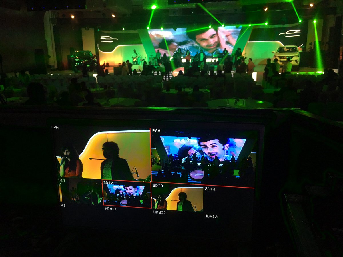 zashankbhatia's tweet photo. Launch event #allnewfortuner #pritam #trueSUV livefromtheconsole @kubrasait it was as usual amazing to work with you :) @brandwidthevent https://t.co/lrQ9KWfHXW