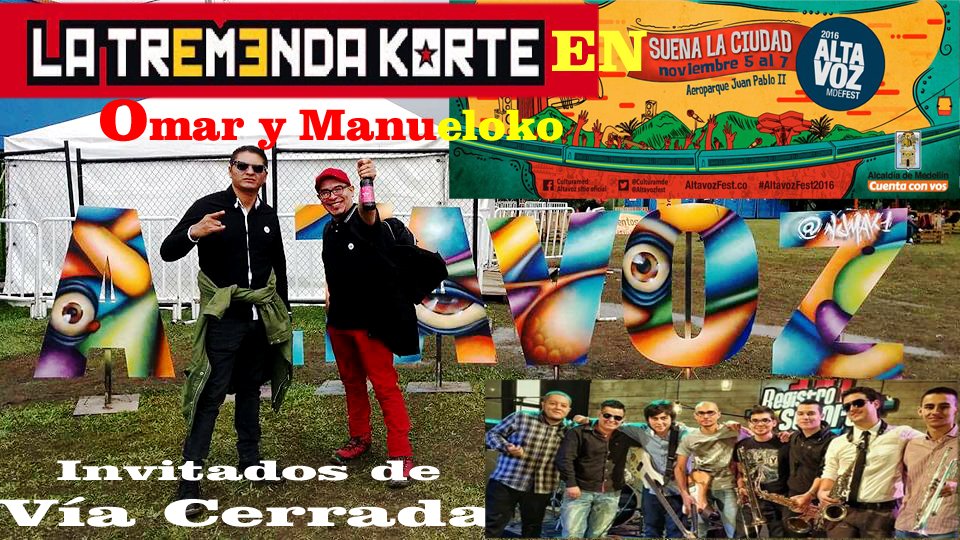 Chava_Rock's tweet photo. Hoy Manuel y Omar de @LATREMENDAKORTE invitados de @ViaCerradaSka en @Altavozfest Colombia
#AltavozFest2016 con todo el #LatinSonSabrosong. https://t.co/mx3Has2gB4