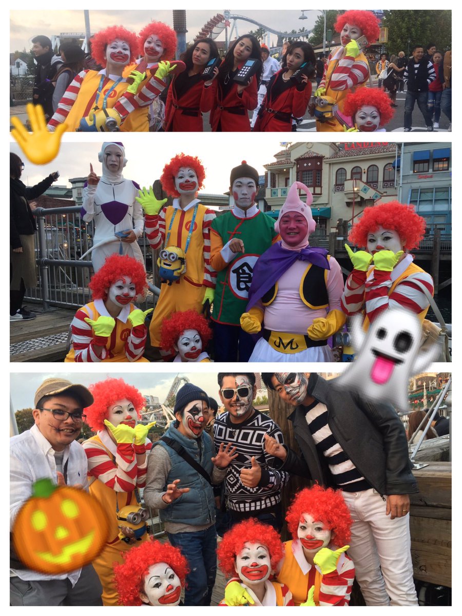 なえしゃすと동영배 11 06 念願の93lineでusj ユニバの東口はわしらが仕切った やっと有名人になれたわ いろんな人に砂塵求められて気分良し ほのつぅちかなえの本気 ユニバ Usj ホラーナイト最終日 ドナルド 仮装で熱狂 T Co