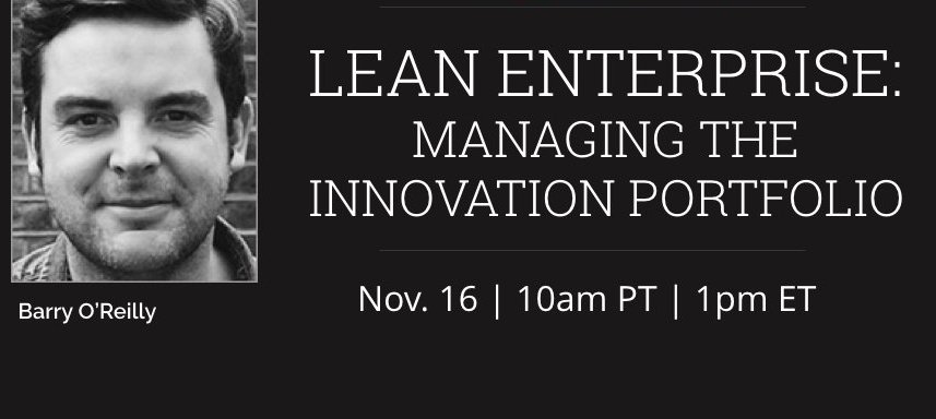 OReillyWebcasts's tweet image. {Webcast} #LeanEnterprise: Building Organizational Capabilities w/expert @barryoreilly #LeanStartup #Leadership #CIO oreil.ly/2fN8MTo