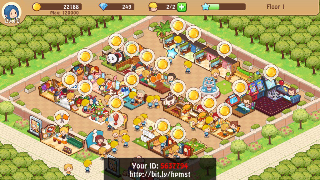 innerizkyp's tweet photo. #HappyMallStory is fantastic! Play together! ID: 5637794 @HappyHappyLabs https://t.co/NQiNbQgcis