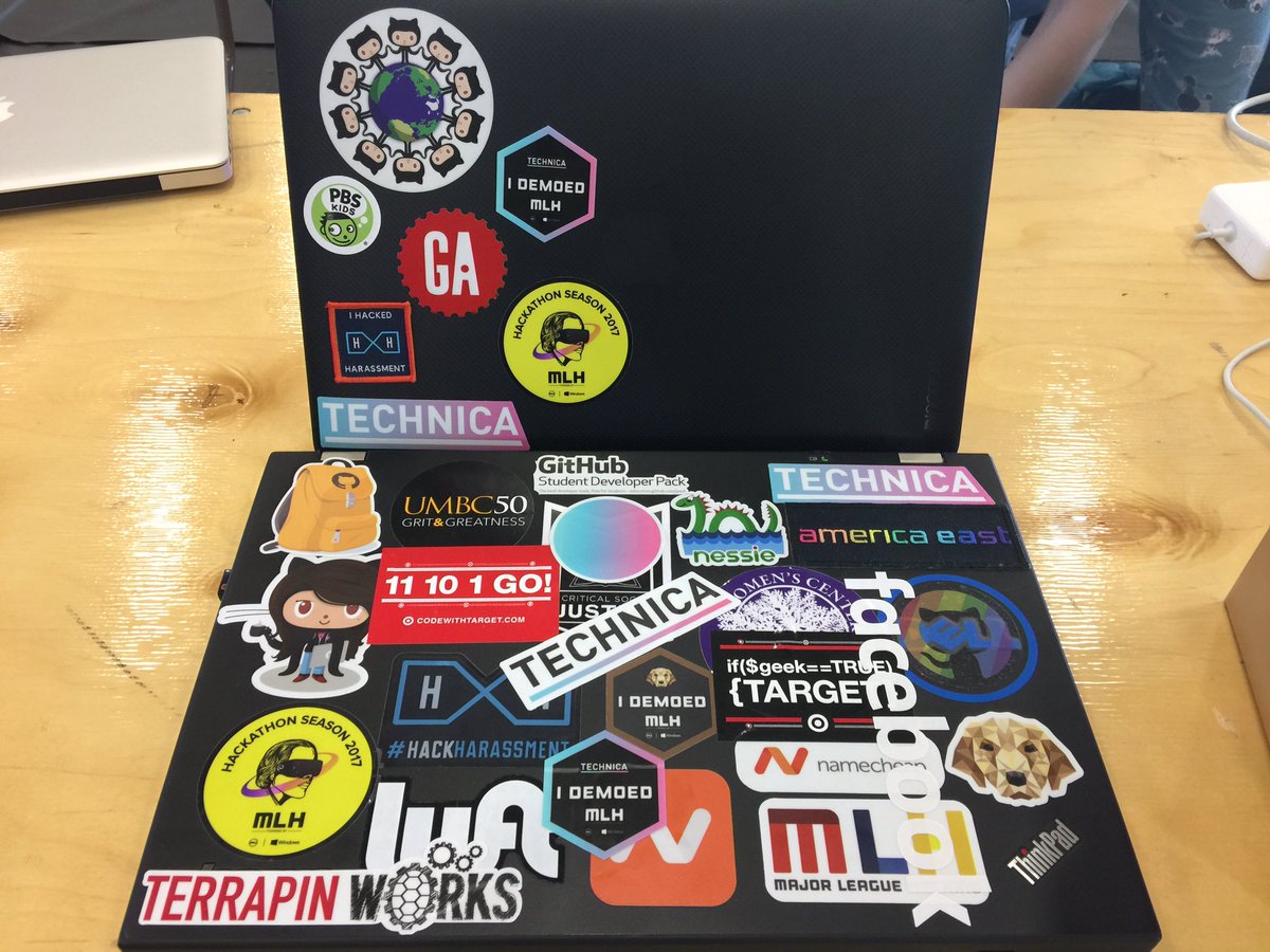 henebys's tweet photo. Enjoyed my first hackathon this weekend @gotechnica made some new friends #womenintech #Technica16 ✨ <-- thank you Technia and the team --> https://t.co/doqx80Rq0J