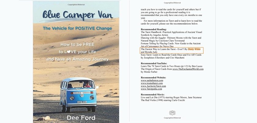 Congratulations Dee on your book the Blue Camper Van 📖  amzn.to/1Hd6EqB #Tarot <a href="/DustyWhite/">dustywhite</a> #Spirituality #HoW