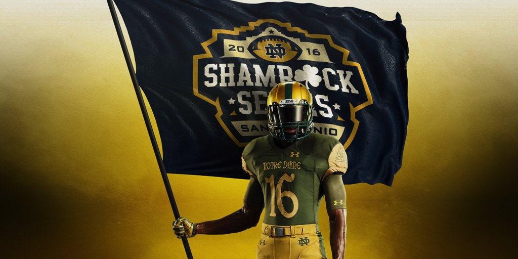 UAFootball's tweet photo. There are plays that we remember and there are people that we should never forget. #ShamrockSeries #ProtectThisHouse https://t.co/qulSd4ffBx