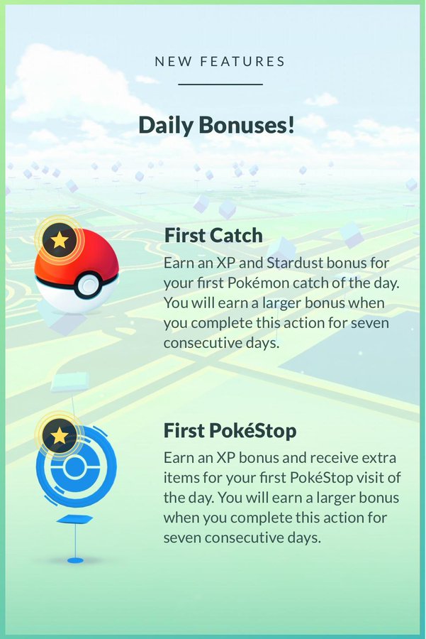 ポケモンgo デイリーボーナス実装記念のさらなるボーナスが追加 ポケモン アイテム出現率が期間限定で上昇 インサイド