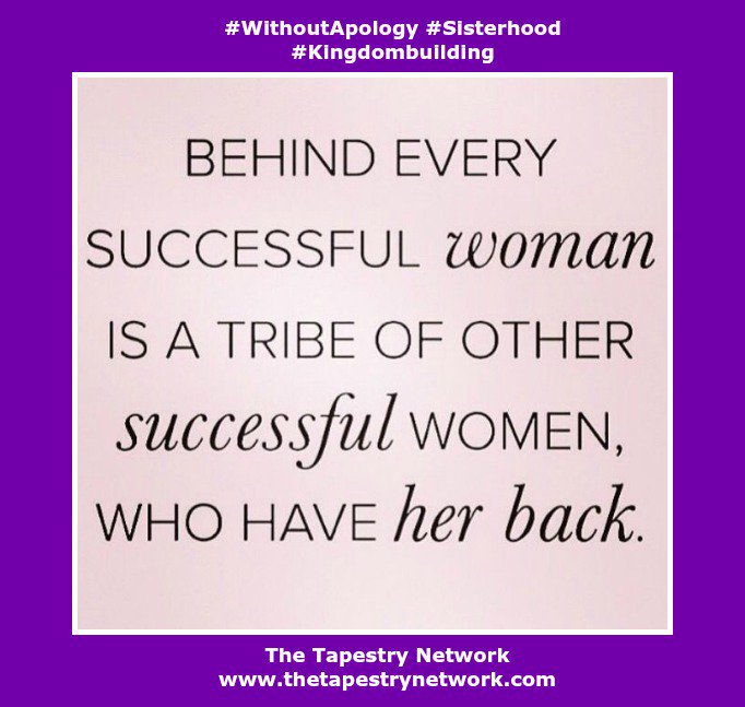TapestryNet's tweet photo. #WithoutApology #Sisterhood #KingdomBuilding #TapestryNetwork https://t.co/at2wIxc0S1