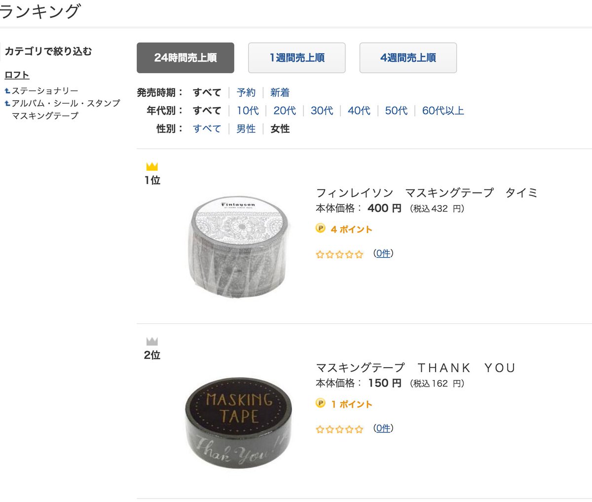 Worldcraft Info V Twitter ロフトさんのマステランキングで ２位にワールドクラフト のマスキングテープがランクインしていました 嬉しいです 有難うございます ワールドクラフト マスキングテープ Thankyou