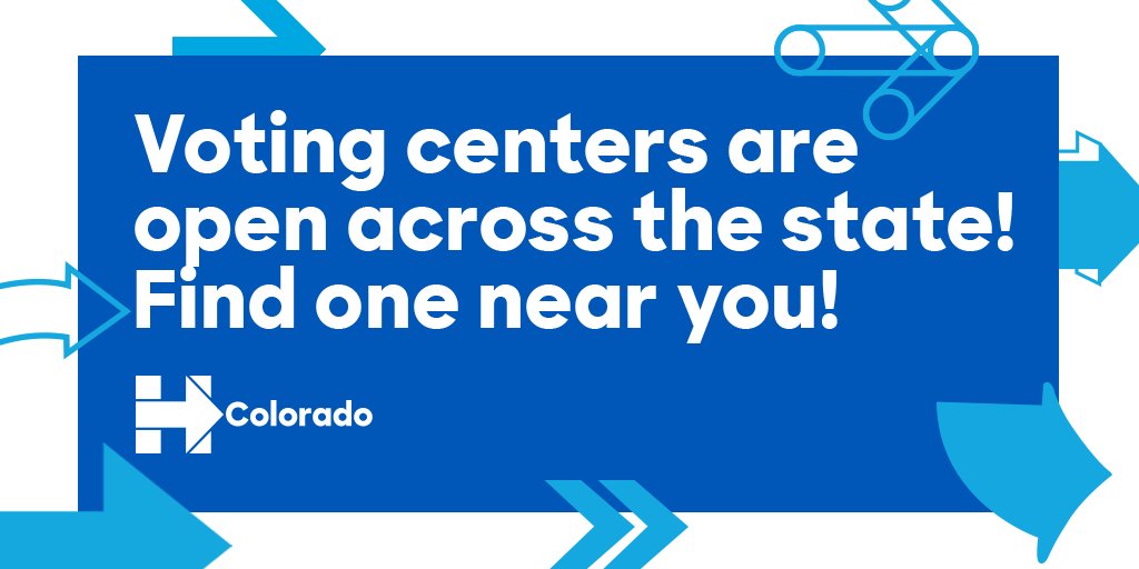 HillaryforCO's tweet photo. Don't wait. ๐ to the polls: https://t.co/sHYP4VxIT4 #LetsVoteColorado https://t.co/5tjL9SIcw8
