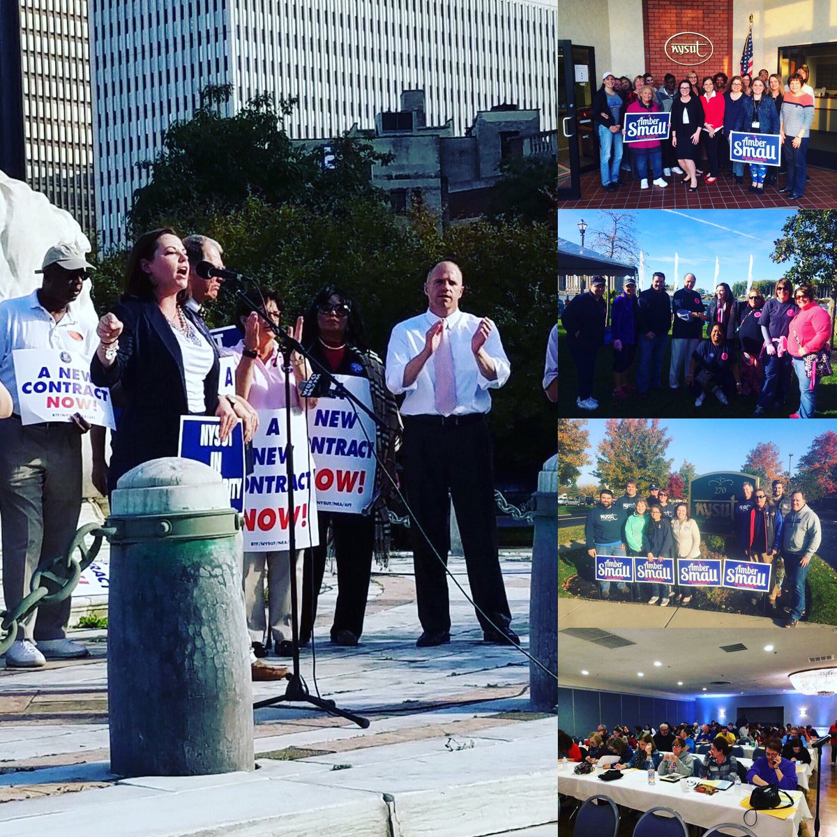 smallforsenate's tweet photo. Thank you to @nysut &amp; the @BfloTeachersFed for their overwhelming support of our campaign and I can't wait to be your champion in Albany! https://t.co/Tw5lDN7e4k