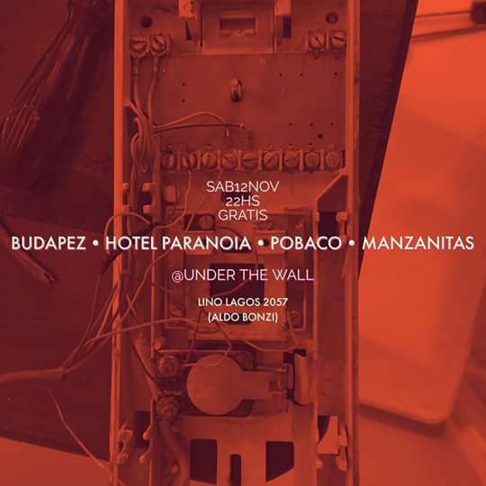 pobacomusica's tweet photo. ESTE SABADO HACEMOS EL ROCK EN ALDO BONZI
Ultimo show antes de la presentación de A SECAS en @elemergenteclub 
ENTRADA GRATUITA #UnderTheWal https://t.co/3ISoUGmhaa