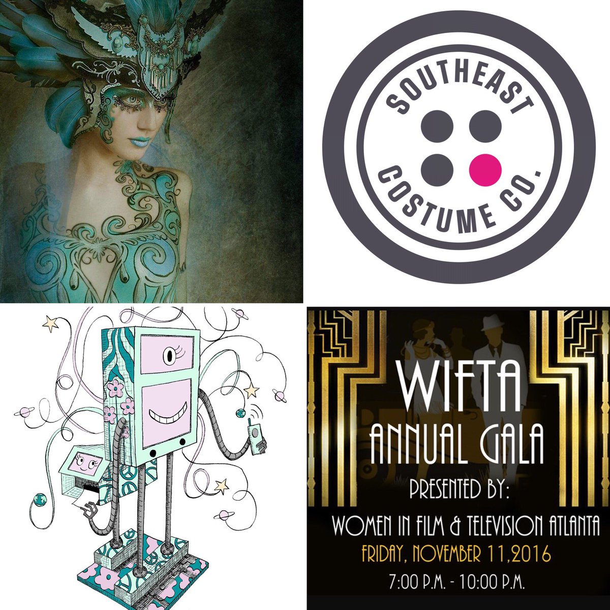 WIFTAtlanta's tweet image. FRI 11/11/16 #WIFTAGala featuring @EnRapturingEnt @robotbooth @WardrobeRentals @PARTYEXECS @RedBrickBrewing #Atlanta wifta.org/events