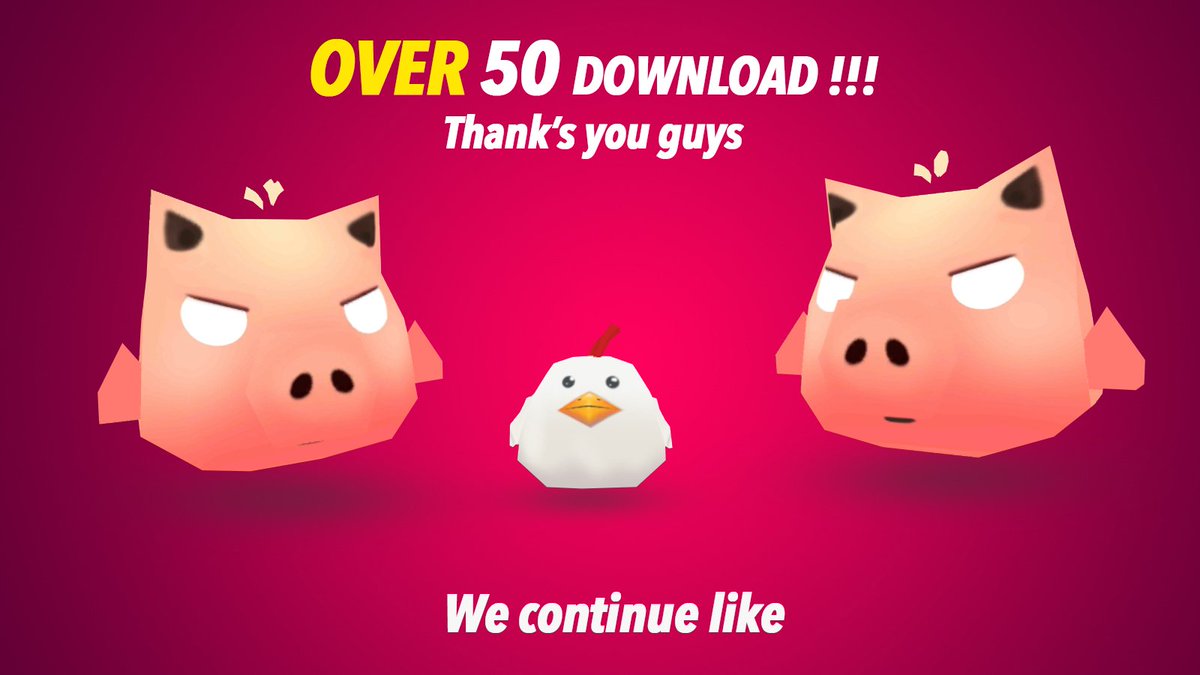 Drift_Engine's tweet photo. OVER 50 Download... Thank you guys :)
The crazy farm thanks you 
Download this Free Game : https://t.co/KJ8j0gMUk4 
#videogame #app #farm https://t.co/sEaxYZE7yB
