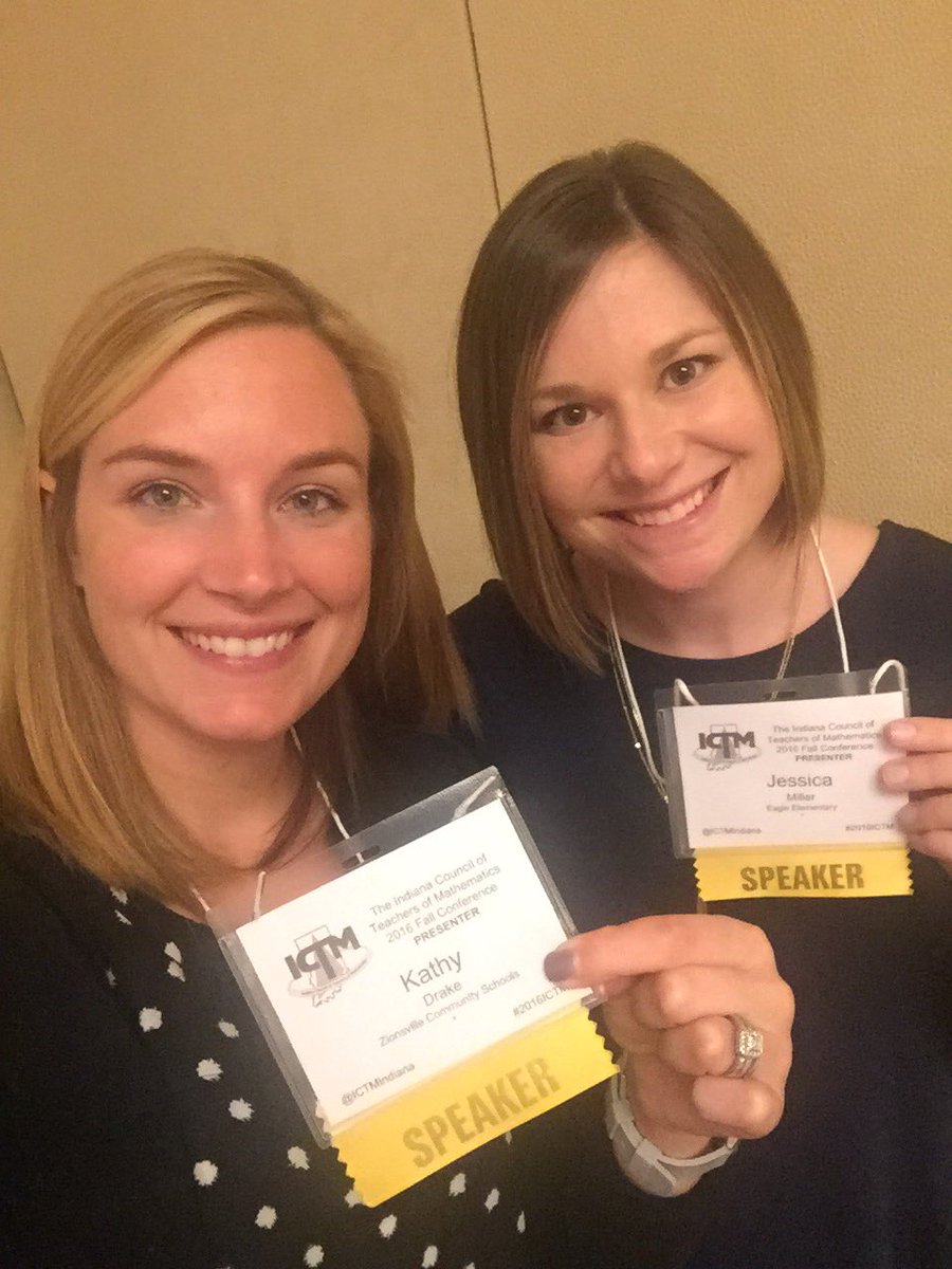 JLMillerIC's tweet photo. Great day at @ICTMIndiana with @mrsdrakepve #ICTM2016 https://t.co/nDt6fD5Lop