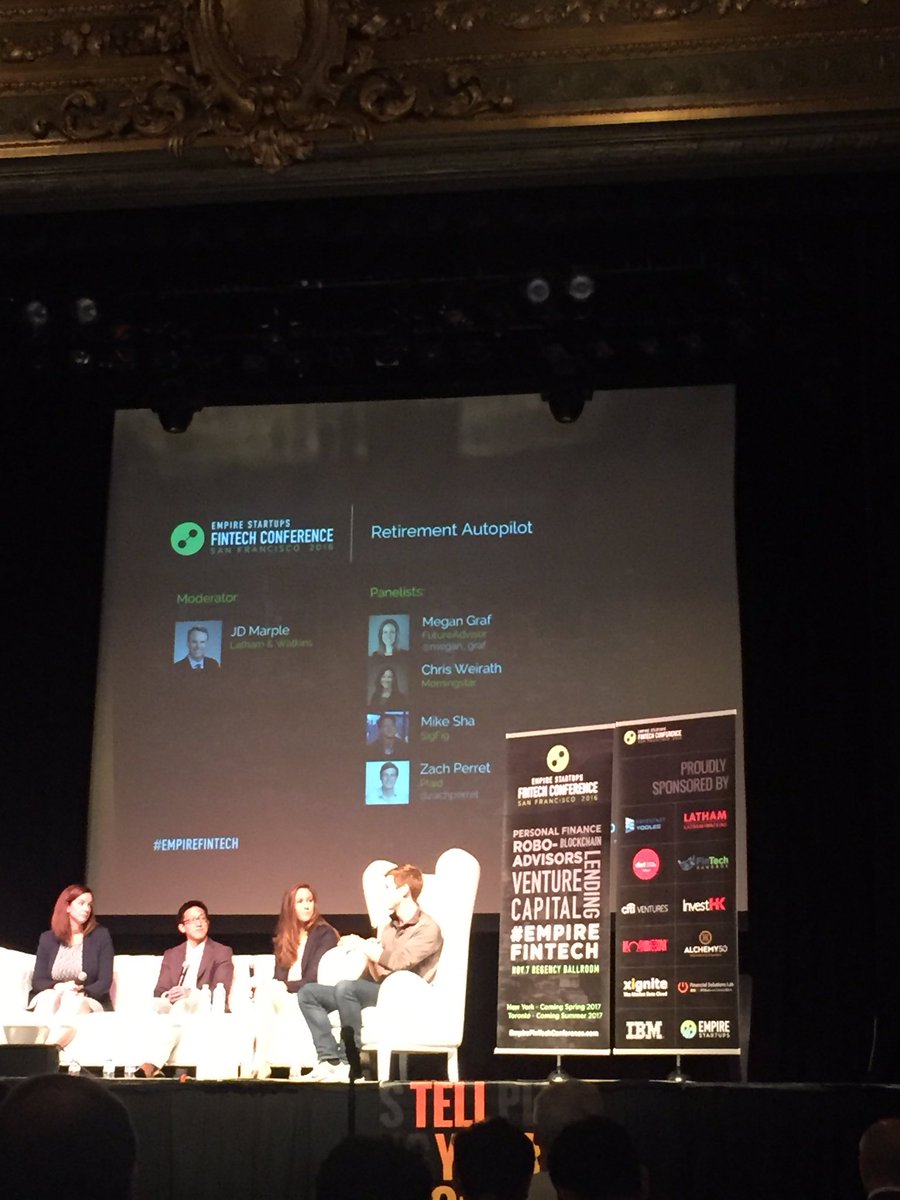 SudhakarKaki's tweet image. FinTech  can put your retirement on autopilot..Panel discusses at #EmpireFinTech #advisorsoftware