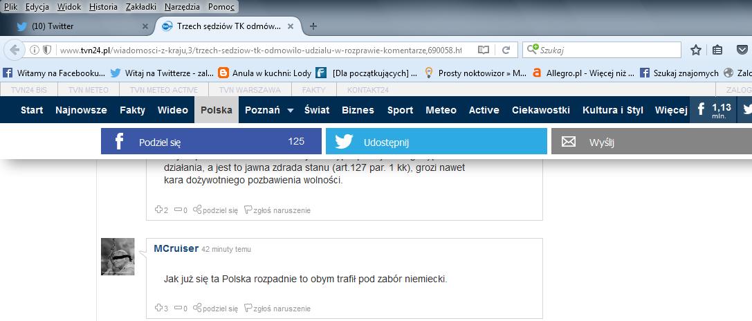 Przechodzi ludzkie pojęcie co na tym TVN24 wypisują