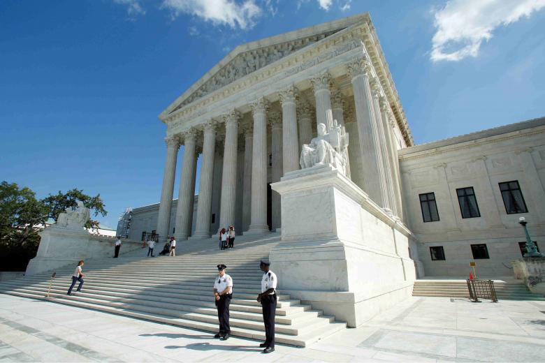Reuters's tweet photo. Supreme Court justices may curb presidential appointment powers. Find out more: https://t.co/vYuKI6uLQT https://t.co/OalanetBSM