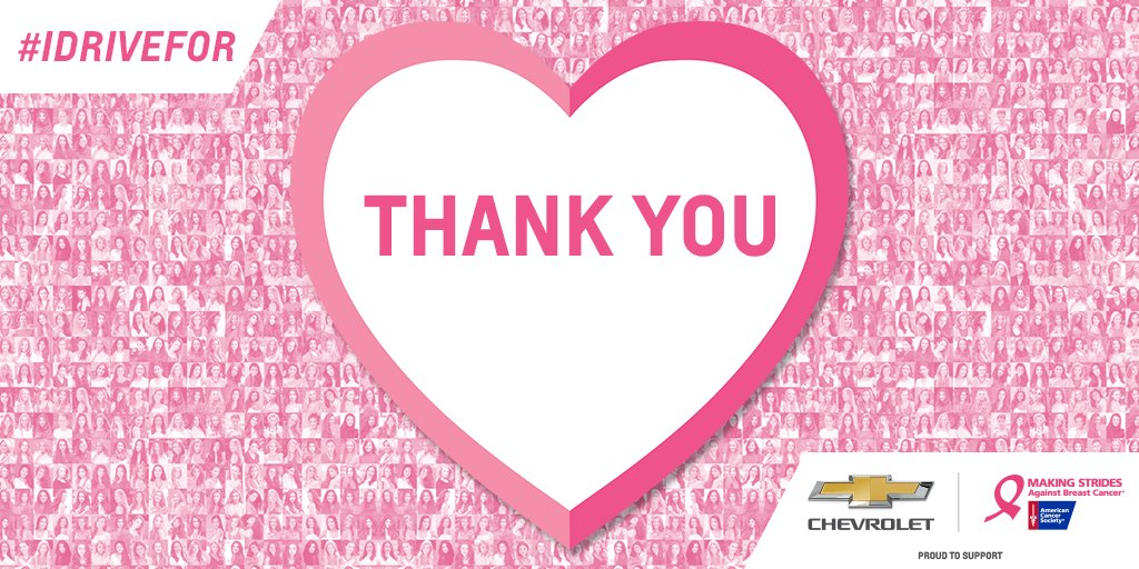 TylerChevyKia's tweet photo. We can’t thank you enough for helping #Chevy support @AmericanCancer to make strides against breast cancer. https://t.co/JagKVwdWix