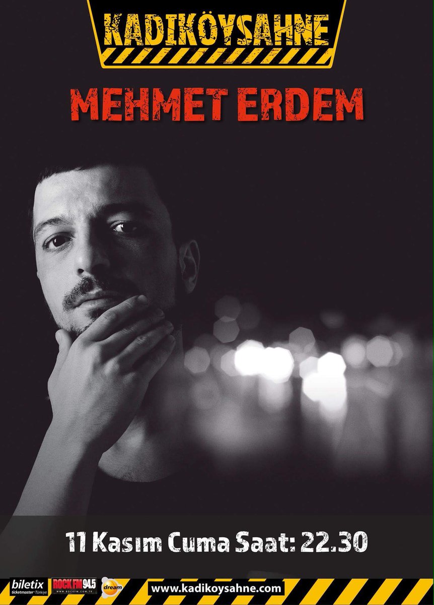 11 Kasım'da <a href="/mehmetmusic/">mehmet erdem</a> <a href="/KadikoySahne/">KadıköySahne</a>'de! RT'leyen 2 üniversiteliye çift kişilik bilet hediye!