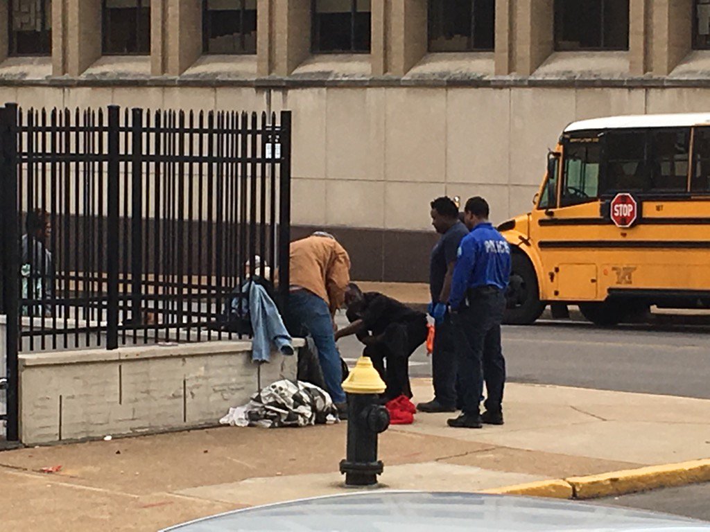 Another OD in front of the school happening at the same time!  Close down Larry Rice!