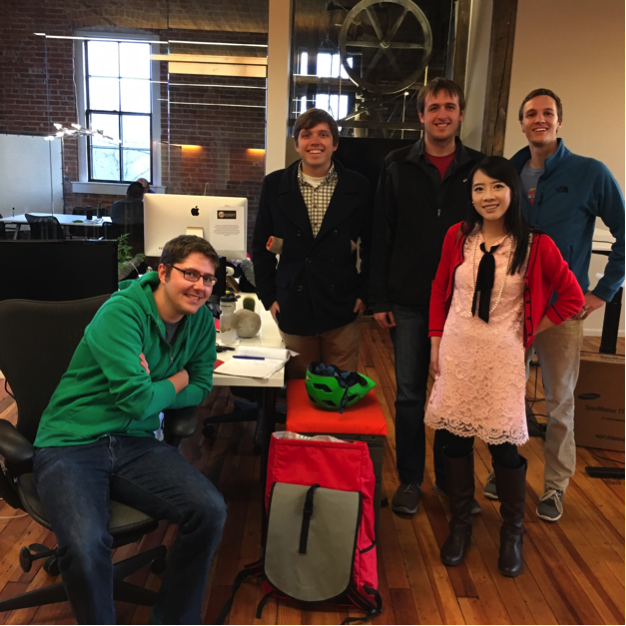 AugeoDigital's tweet photo. Augeo+Greer developers visit the Rochester office.  Thanks @collidermn for providing the cool space for lead developer Dave to work. https://t.co/XYm9u6QLp8
